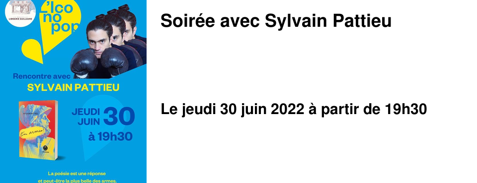 Soir�e avec Sylvain Pattieu