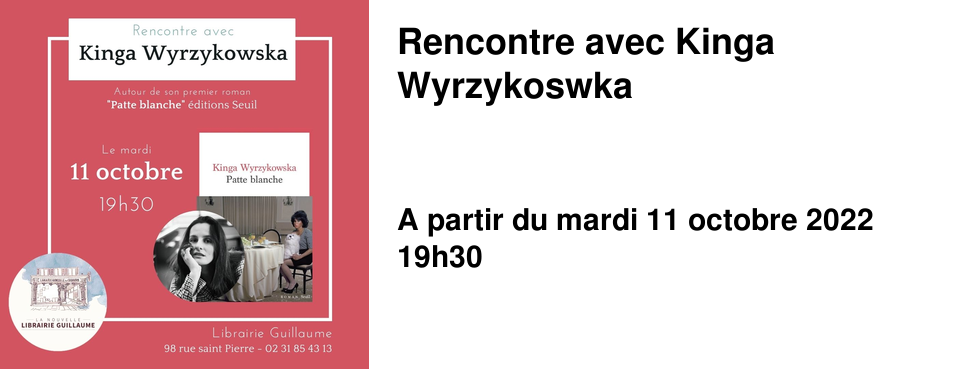 Rencontre avec Kinga Wyrzykoswka