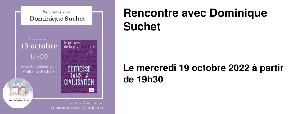Rencontre avec Dominique Suchet