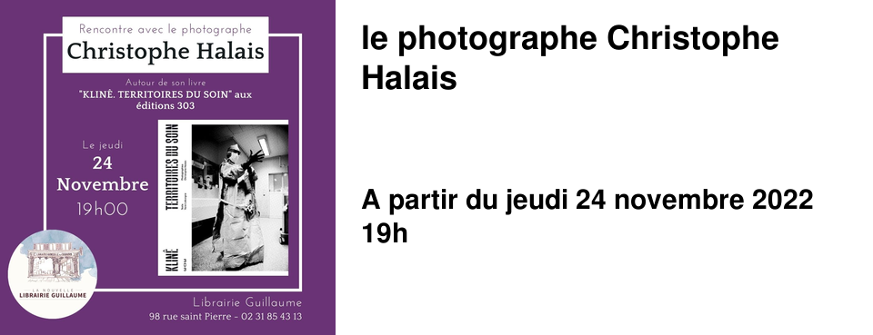 le photographe Christophe Halais