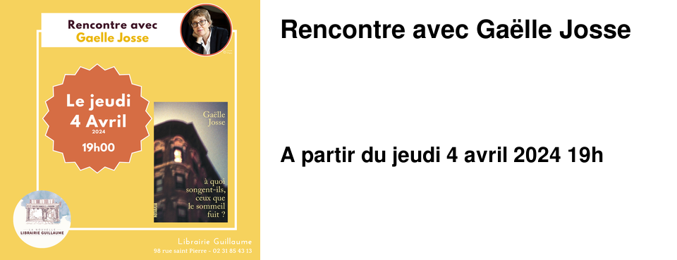 Rencontre avec Ga�lle Josse