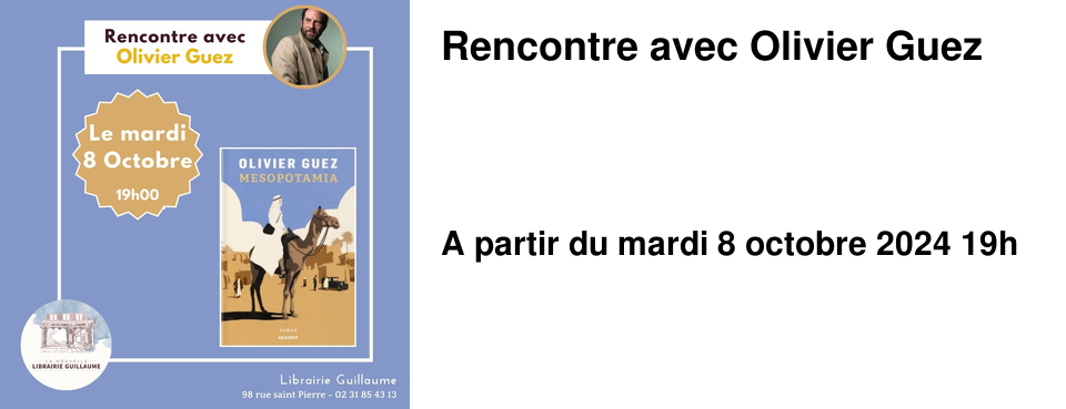 Rencontre avec Olivier Guez