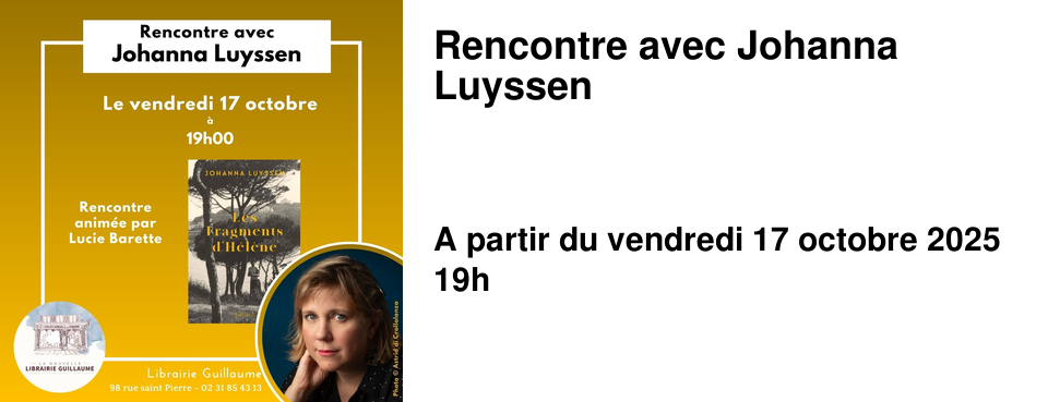 &nbsp;Rencontre+avec+Johanna+Luyssen+